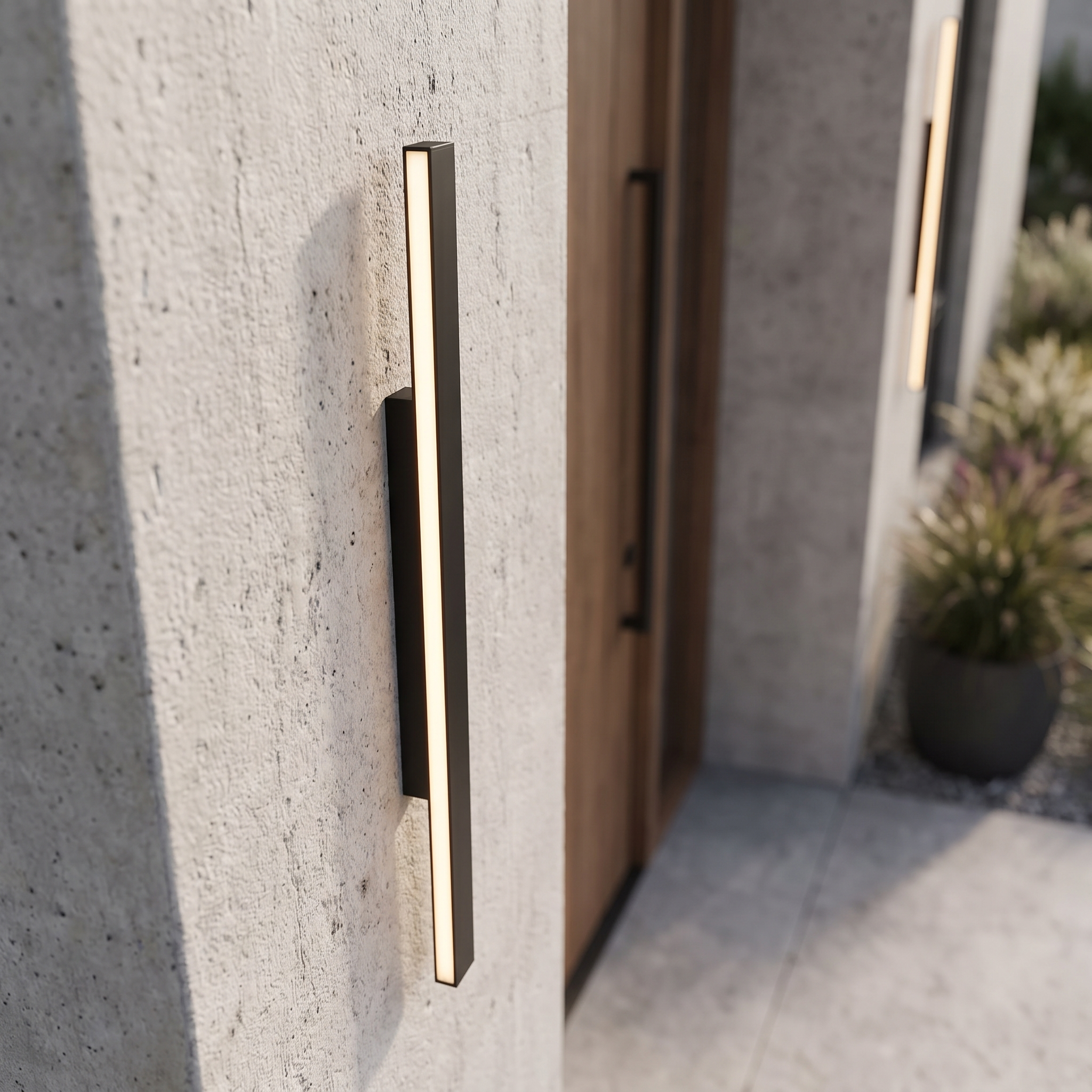 Haylen wall light matte finish detail