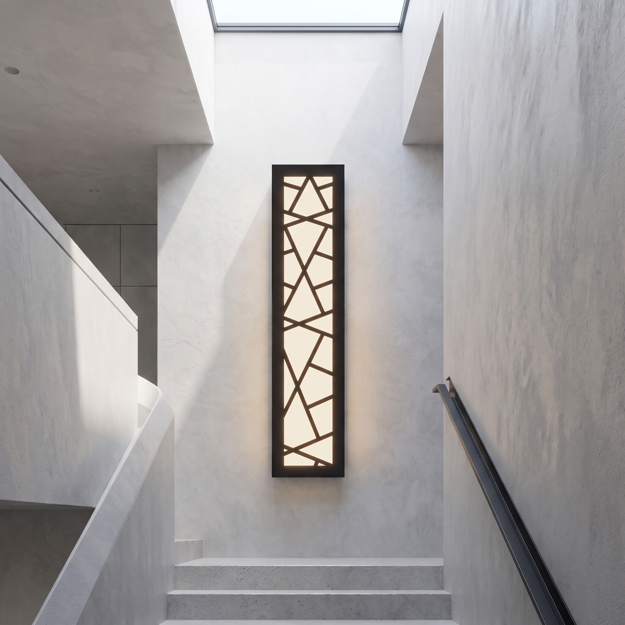Harper wall light in a modern stairwell